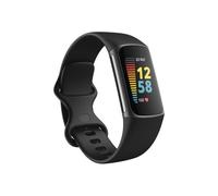 Fitbit Charge 5 - Gift Pack - acier inoxydable graphite - suivi d'activités avec bracelet infinie - silicone - noir - taille du poignet : 130-210 mm - Bluetooth, NFC