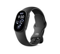Fitbit Edge par Google - boîtier Noir Mat/Bracelet Sport Noir Volcanique | Bracelet d'activité sport, coach bien-être, suivi du sommeil, affichage facile, batterie rapide, compatible Android et iOS