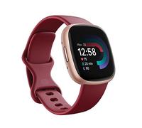 Fitbit Google Versa 4 Montre connectée Sport avec Un abonnement de 3 Mois à Google Health Premium Inclus et Jusqu’à 6 Jours d’autonomie de Batterie - Rose violacé/Aluminium Rose cuivré