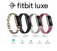 Fitbit Luxe Fitness Tracker AMOLED écran 24/7 moniteur de fréquence cardiaque sommeil SpO2 Stress Tracker étanche Bracelet intelligent Luxe-orchid