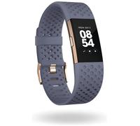Fitbit Charge 2 - Special Edition - rose or - suivi d'activités avec bande - gris-bleu - taille du bracelet : L - monochrome - Bluetooth - 35 g G