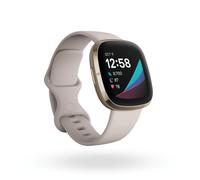 Fitbit Sense 4,01 cm (1.58 ) AMOLED 40 mm Numérique Écran tactile Blanc Wifi GPS (satellite)
