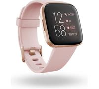 Fitbit Versa 2 - Rose Cuivre - Montre Intelligente Avec Bracelet - Silicone - Pétale - Bluetooth - 40 G