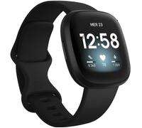 FITBIT Versa 3 - Montre connectée - Autonomie + de 6 jours - Noir
