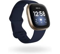 Fitbit Versa 3 Tracker D’Activité GPS Bleu/Or Avec Bracelet S/M
