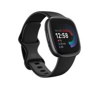 Fitbit Versa 4 - 40 mm - graphite - Montre connectée avec bracelet - noir - taille du bracelet : S/L - Bluetooth, NFC