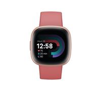 Fitbit Versa 4 - 40 mm - rose cuivre - montre intelligente avec bracelet - sable rose - taille du bracelet : S/L - NFC, Bluetooth