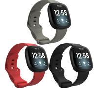 Fitbit Versa 4, Fitbit Versa 3, Fitbit Sense 2, Fitbit Sense Band : imoshion bande silicone multipack