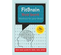FitBrain Word Search Puzzle Book: Word Searches with Easy to Read Print featuring brain boosters, spelling bee worthy, complex words and More | 6x9 ... Birthdays, Love Ones, Special Occasions