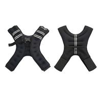 FITBY Gilet Lesté 5kg Hommes et Femmes - Veste Lestée Réglable Noir