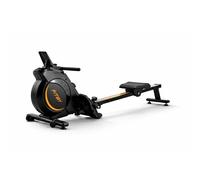 Fitby Rameur Pliable Appartement, Rameur Magnétique 16 Niveaux, Noir | Écran LCD temps, distance en km, calories et coups, support smartphone, charge 120 kg, 172 x 51 cm
