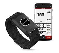 FITCENT Bluetooth Cardiofréquencemètres Capteur Brand, Ant + Heart Monitor Bracelet, Optique Capteur de fréquence Cardiaque Compatible avec Strava Peloton Garmin IFit Wahoo