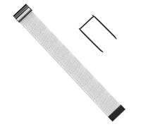 Fitcent Bracelet de sport élastique SuperKnit compatible avec Whoop 4.0 Whoop 3.0 - Accessoire de traqueur d'activité en forme de U (Beige, 25 cm)