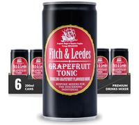 Fitch & Leedes Pink Grapefruit Tonic Water 4 x 200 ml en Afrique du Sud / excellent compagnon pour Gin [épicée, injectable, élégant ] (prix à une seule dose de 1,00 € / 4 x 0,25€ DPG jetables)