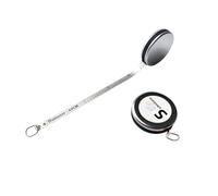Fitdays Mètre Ruban pour Diamètre de Tuyaux | 2m x 6mm Précision Millimétrique | Boîtier Chromé Résistant | Outil Pro Plombier/Constructeur | Portable & Léger