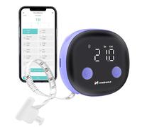 Fitdays Smart Tape MeasureBmi/Body Fat Analysis Via Bluetooth & Led DisplayAutomatic Retractable For Fitness/Weight LossApp Fitdays & Ergonomic Design (Er307-Purple)