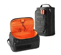Fitdom Trousse de toilette compacte à suspendre pour homme. Parfait pour les voyages et le rangement. Convient pour les grands et petits produits cosmétiques, maquillage, tondeuse, brosse à dents,