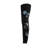 FITEM CRYOLEGS - Manchon Gel Cryothérapie & Pressothérapie 1 Jambe - Soulagement Jambes Lourdes, Douleurs Musculaires - Récupération Sportive - Froid ou Chaud - Thérapie 360° - Taille L