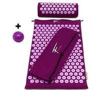 Fitem Kit d'acupression - Tapis d'Acupression + Coussin + Sac + Boule de Massage - Soulage douleurs Dos et Cou - Relaxation - Récupération Physique et Sportive G