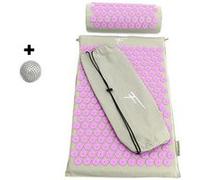 Fitem Kit d'acupression - Tapis d'Acupression + Coussin + Sac + Boule de Massage - Soulage douleurs Dos et Cou - Relaxation Musculaire