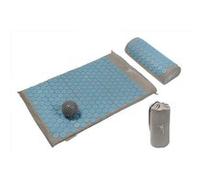 Fitem Kit d'acupression - Tapis d'Acupression + Coussin + Sac + Boule de Massage - Soulage douleurs Dos et Cou - Relaxation Musculaire G