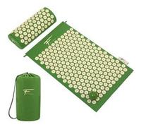 Fitem Kit d'acupression - Tapis d'Acupression + Coussin + Sac + Boule de Massage - Soulage douleurs Dos et Cou - Relaxation - Récupération Physique et Sportive G