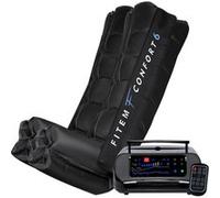 Fitem Pressothérapie 6 Chambres - Massage - Jambes Lourdes - 6x Programmes - Taille M Noir G