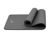 Fitem Tapis de Sol Gris Ultra-Epais en Mousse Confort Haute Densité NBR - 183 x 60 x 1,5 cm - pour Gym,Yoga, Sport, Gymnastique, Fitness, Pilates, Musculation - Sangle de Transport Incluse