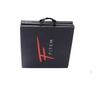 Fitem Tapis de Sol Pliable Epais Haute Gamme 180 x 60 x 4 cm (Noir) avec Poignets de Transport pour Gym,Yoga, Sport