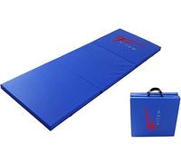 Fitem Tapis de Sol Pliable Epais Haute Gamme Taille 180 x 60 x 4 cm avec Poignets de Transport pour Gym, Yoga, MMA, Sport, Gymnastique, Fitness, Pilates, Musculation