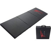 Fitem Tapis de Sol Pliable Epais Haute Gamme Taille 180 x 60 x 4 cm avec Poignets de Transport pour Gym, Yoga, MMA, Sport, Gymnastique, Fitness, Pilates, Musculation