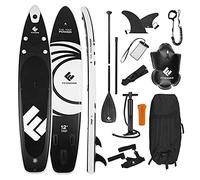 FitEngine Stand Up Paddle Board kit Complet | Allrounder Trip Sup avec Support pour caméra d'action, Sac Sec Gonflable, Housse étanche pour téléphone Portable | 365 cm (12') Allrounder