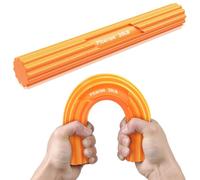 Fitense Flex Therapy Barre de thérapie pour le coude de tennis 9 kg, barre flexible pour thérapie physique et barre de résistance pour le coude du golfeur, tendinite, poignet, avant-bras, améliore la