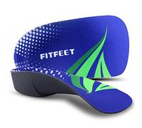 FitFeet Semelles orthopédiques 3/4 de longueur, semelles de soutien de la voûte plantaire haute pour pronation de la fasciite plantaire Pieds plats Inserts Hommes et femmes, XL