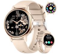 FITFLEX 2026 Montre Connectée Femme, Smartwatch Femme avec Appel Bluetooth, 1,26" HD Écran, 400mAh Batterie, Lampe Torche/120+Modes Sportifs/Calories/Fréquence Cardiaque, Android iOS Montre Fitness
