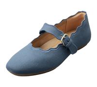 FitFlop Ballerina Mary Jane Femme Bleu Azur - 39 EU