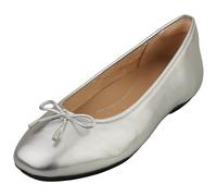 Fitflop Delicato Bow Soft Ballet Pumps Argenté EU 37 Femme