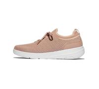FitFlop Baskets à Lacets en Tricot Super-Q pour Femme, Beige, 41 EU