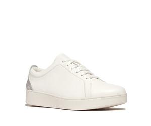 FitFlop Baskets basses RALLY CRYSTAL-BACKTAB LEATHER in Blanc 42