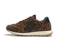 Fitflop Retro-q FF Suede Leopard Trainers | Baskets décontractées ergonomiques de style vintage avec rembourrage réactif, soutien naturel de la voûte plantaire et