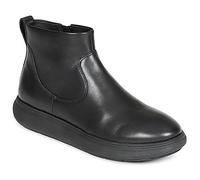 Fitflop iQ-COMFF Bottines en cuir avec fermeture éclair pour femme Noir Pointure 39, tout noir, 39 EU