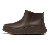 Fitflop Bottines F-Mode en cuir flatform zippées Marron chocolat 39 EU Femme