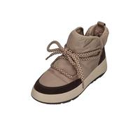 Fitflop Bottines plates en maille Biofleece pour femme, taupe, 38 EU