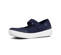 Fitflop Chaussures Plates Uberknit Mary Janes pour Femme, Bleu Roi, Taille 36