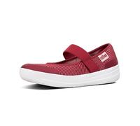 Fitflop Chaussures Plates Uberknit Mary Janes pour Femme, Royal Red Mix, 37