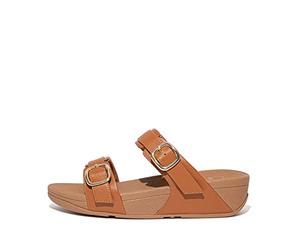 Fitflop Claquettes Réglables en Cuir Lulu Sandale glissanteFemme