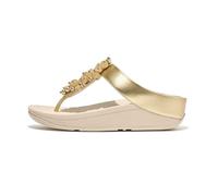 Fitflop CONFORTABLE Y ELEGANTE PANTOUFLE FEMME FINO BAUBLE-BEAD TOE-POST OR talla 40