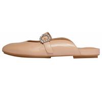 Fitflop DELICATO Crystal Buckle Mary-Jane Mules Plates pour Femme, Beige Classique, 42 EU, Beige Classique, 9 UK Narrow