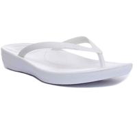 FITFLOP E54-194 Iqushion Super Ergonomique Tongs Femmes Sandale Blanc UK 3 - 8