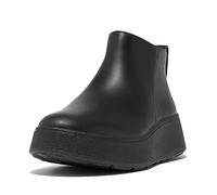 Fitflop Bottines F-Mode en cuir flatform zippées Noir 38 Femme